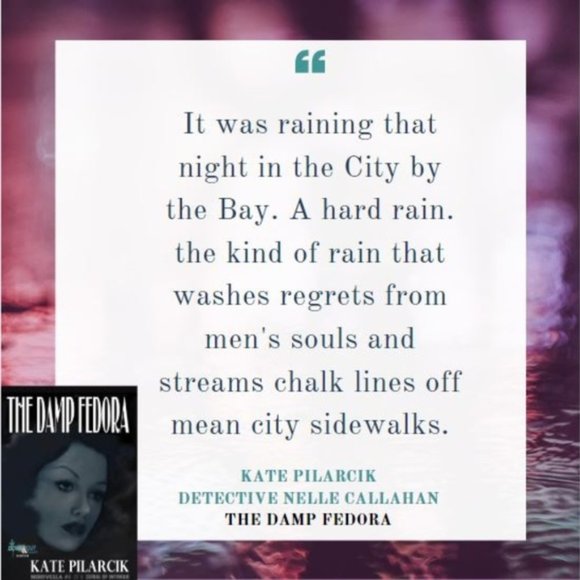 AUTHOR SIGNED ✒THE DAMP FEDORA Noirvella, 1940's - Picture 2 of 8